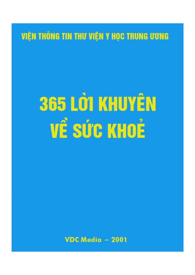 365 loi khuyen ve suc khoe